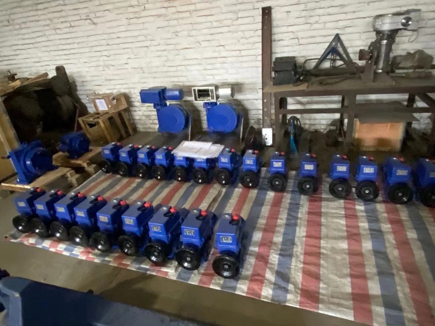 90 Degree Electric Air Dust Damper