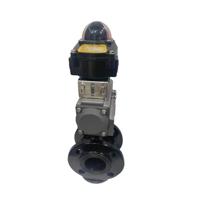 Kołnierzowy pneumatyczny zawór motylkowy z miękkim uszczelnieniem