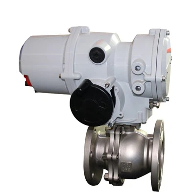 Zawór kulowy sterujący wodą z kołnierzem elektrycznym FTFE