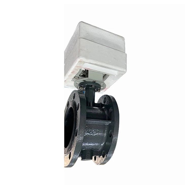 CF8 Flange Motor Drive Butterfly Valve