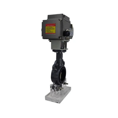 Zawór motylkowy z miękkim uszczelnieniem, uruchamiany elektrycznie