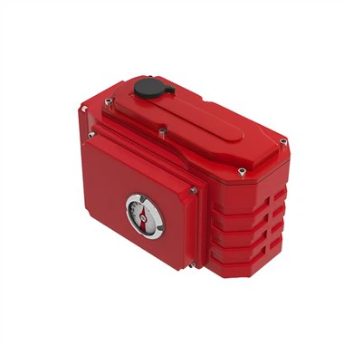 Mały, inteligentny, ćwierćobrotowy hybrydowy elektryczny siłownik zaworu wiatrowo-słonecznego