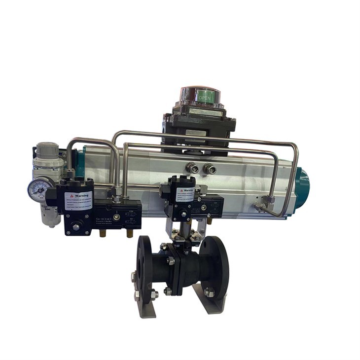 Pneumatic Flange Shutoff Ball Valve